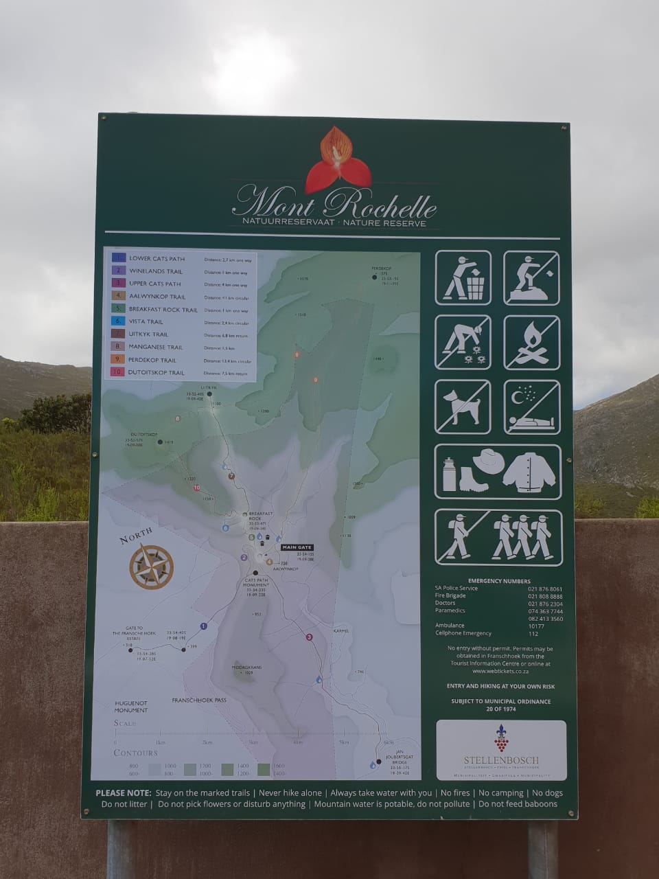 Hiking - Perdekop Hiking Trail - Mont Rochelle Nature Reserve